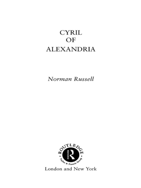 Cyril of Alexandria, EPUB eBook