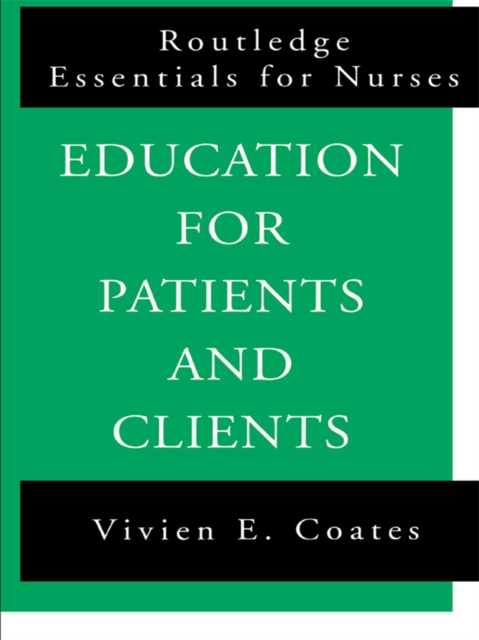 Education For Patients and Clients, EPUB eBook