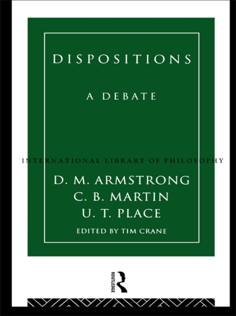 Dispositions : A Debate, PDF eBook