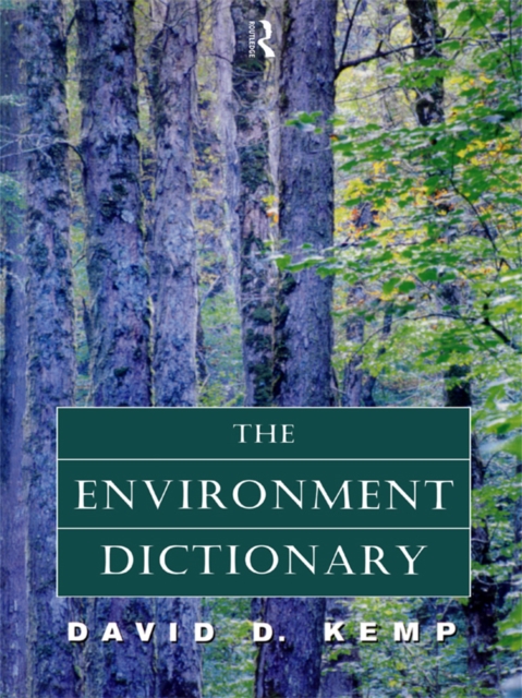 The Environment Dictionary, PDF eBook