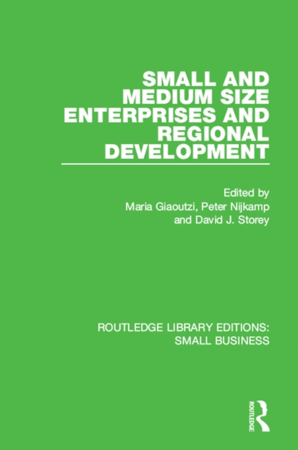 Small and Medium Size Enterprises and Regional Development, EPUB eBook