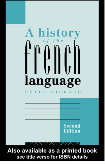 A History of the French Language, PDF eBook