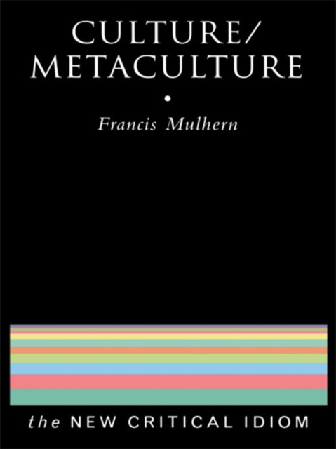 Culture/Metaculture, EPUB eBook