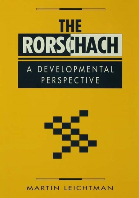 The Rorschach : A Developmental Perspective, PDF eBook