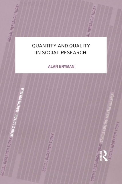 Quantity and Quality in Social Research, EPUB eBook