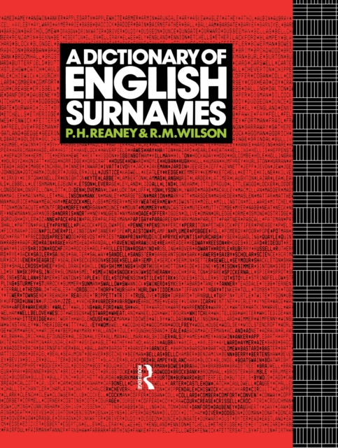 A Dictionary of English Surnames, EPUB eBook