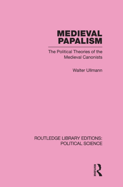 Medieval Papalism, EPUB eBook