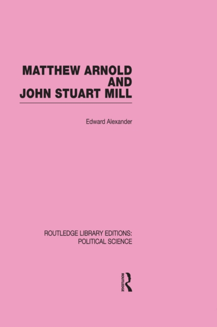 Matthew Arnold and John Stuart Mill, EPUB eBook