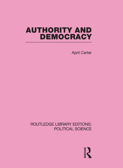 Authority and Democracy, PDF eBook