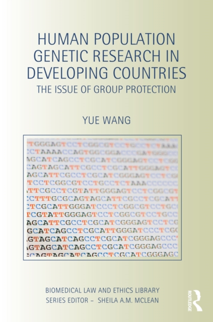Human Population Genetic Research in Developing Countries : The Issue of Group Protection, EPUB eBook