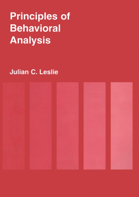 Principles of Behavioural Analysis, PDF eBook