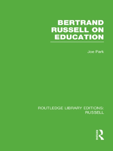 Bertrand Russell On Education, PDF eBook