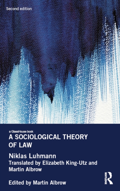 A Sociological Theory of Law, EPUB eBook