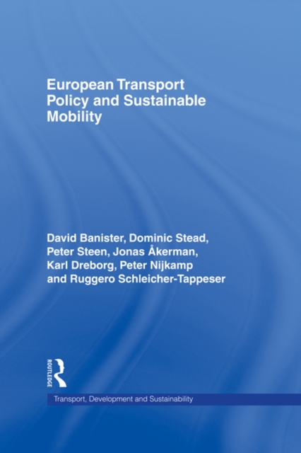 European Transport Policy and Sustainable Mobility, EPUB eBook