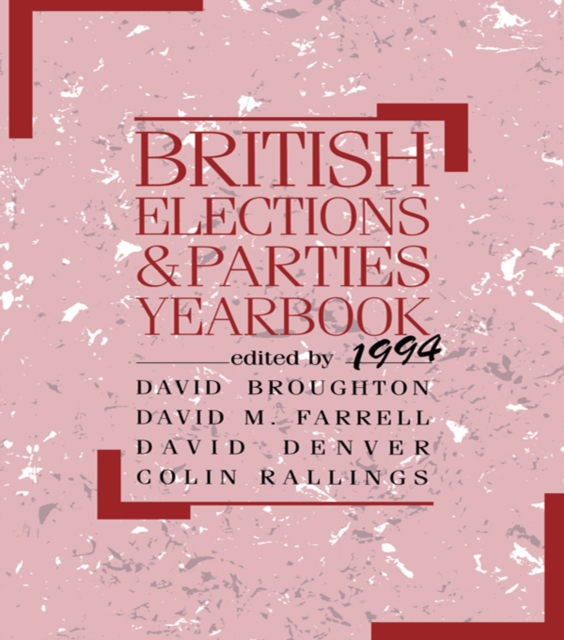 British Elections and Parties Yearbook 1994, PDF eBook
