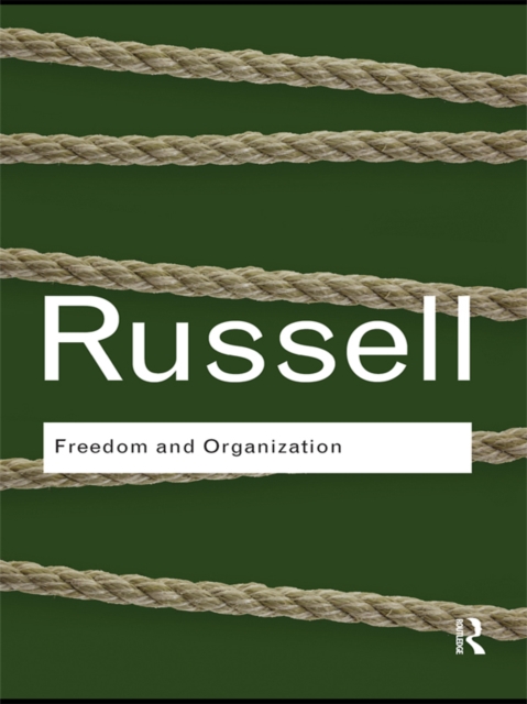 Freedom and Organization, EPUB eBook