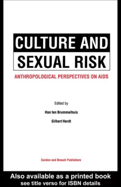 Culture and Sexual Risk, PDF eBook