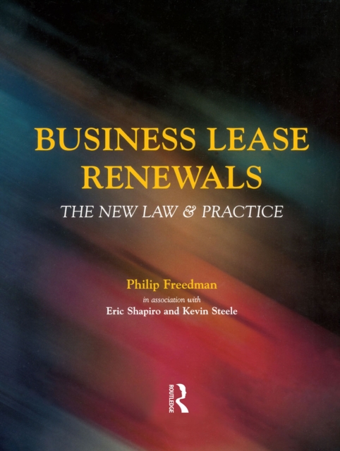 Business Lease Renewals, PDF eBook
