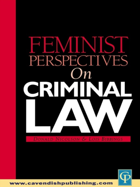 Feminist Perspectives on Criminal Law, EPUB eBook