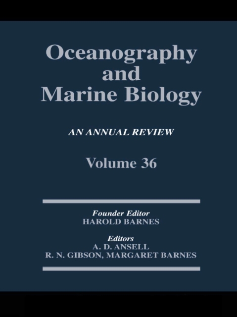 Oceanography And Marine Biology: An Annual Review : Volume 36, EPUB eBook