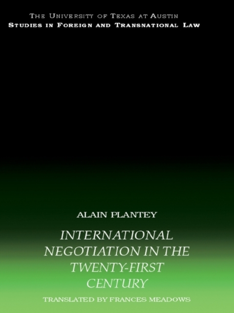 International Negotiation in the Twenty-First Century, EPUB eBook