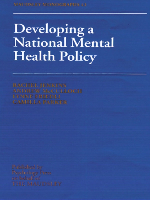 Developing a National Mental Health Policy, EPUB eBook