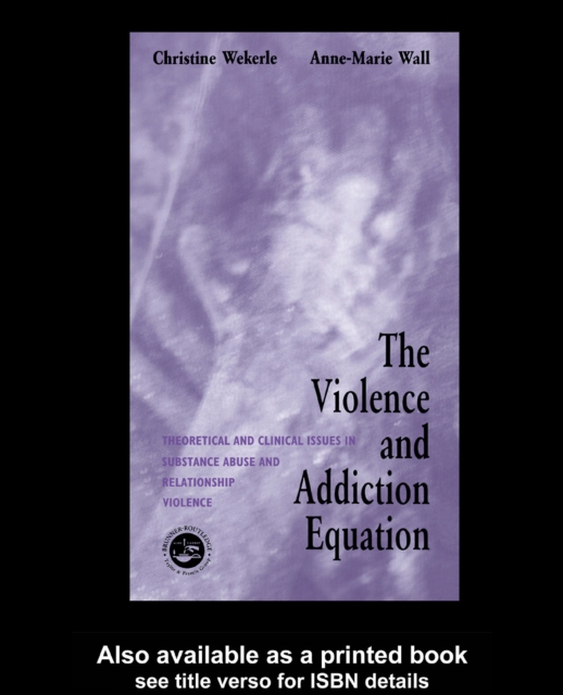 The Violence and Addiction Equation : Theoretical and Clinical Issues in Substance Abuse and Relationship Violence, PDF eBook