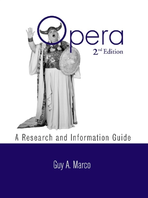 Opera : A Research and Information Guide, PDF eBook