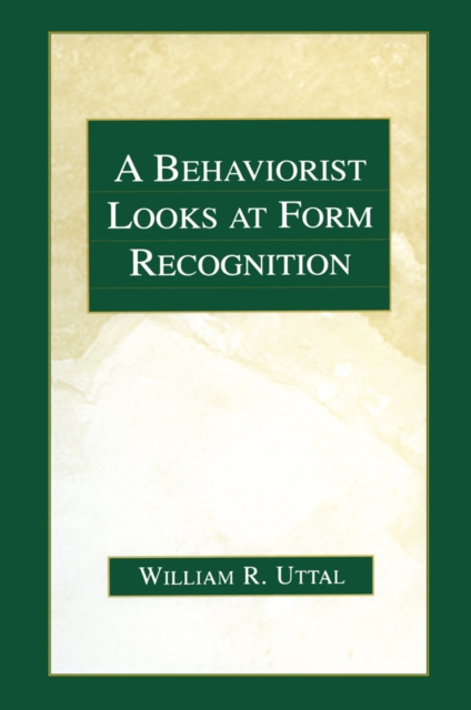 A Behaviorist Looks at Form Recognition, EPUB eBook