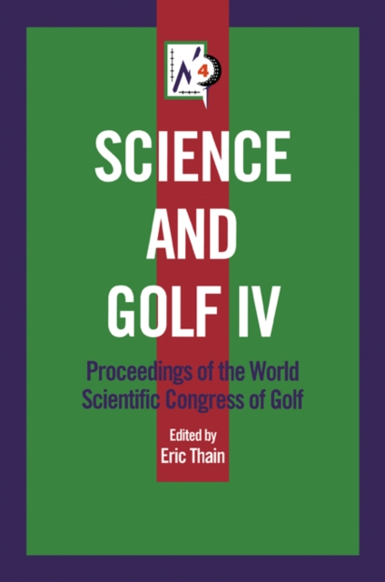 Science and Golf IV, PDF eBook