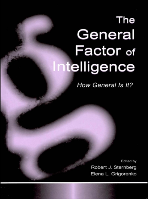 The General Factor of Intelligence : How General Is It?, EPUB eBook
