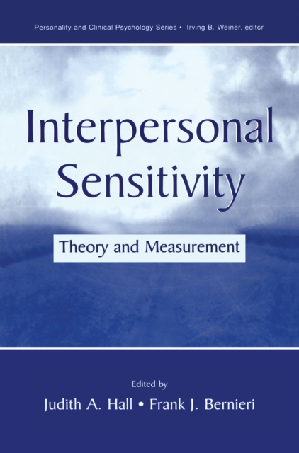 Interpersonal Sensitivity : Theory and Measurement, PDF eBook