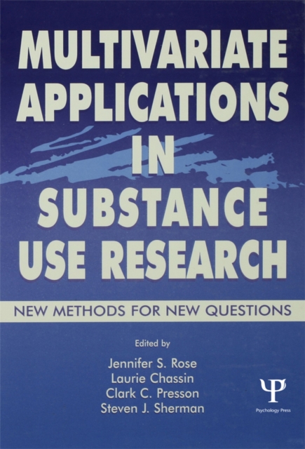 Multivariate Applications in Substance Use Research : New Methods for New Questions, EPUB eBook
