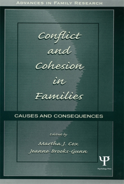 Conflict and Cohesion in Families : Causes and Consequences, PDF eBook