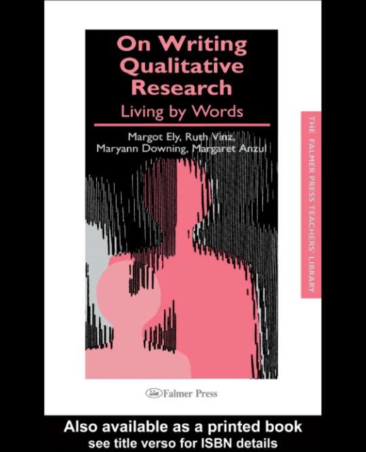 On Writing Qualitative Research : Living by Words, PDF eBook
