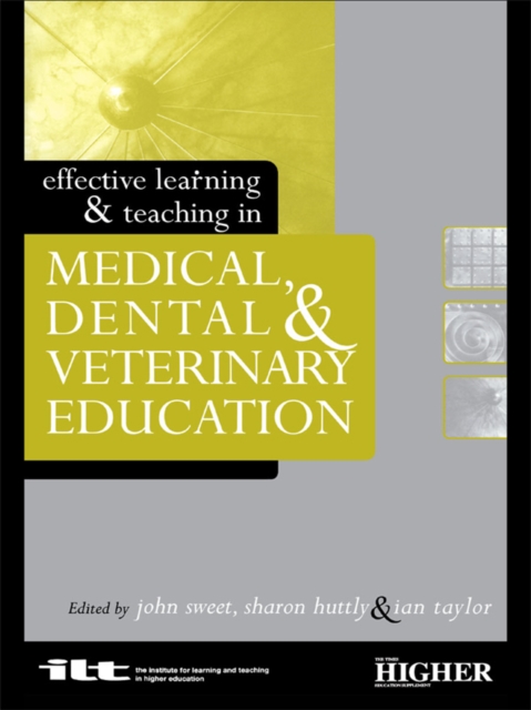 Effective Learning and Teaching in Medical, Dental and Veterinary Education, PDF eBook