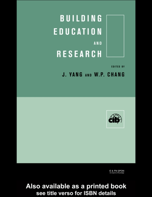 Building Education and Research, EPUB eBook