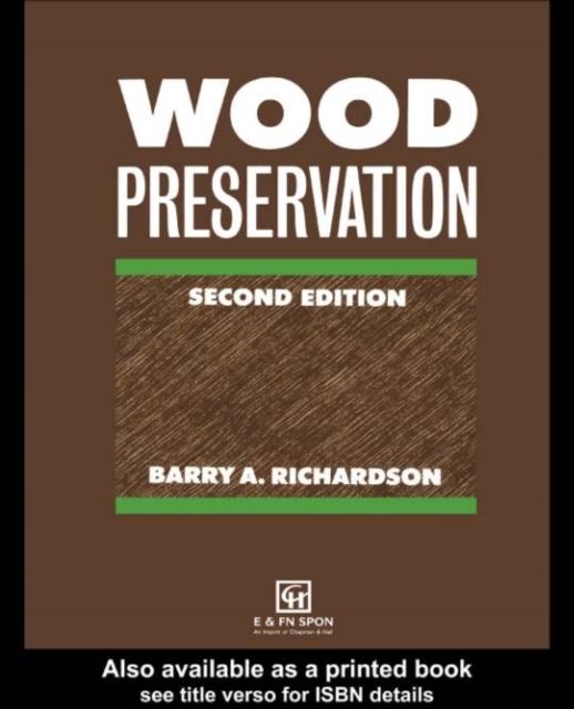 Wood Preservation, PDF eBook