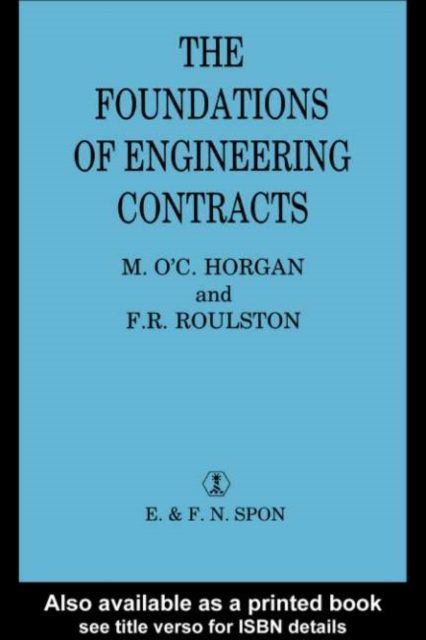 The Foundations of Engineering Contracts, PDF eBook