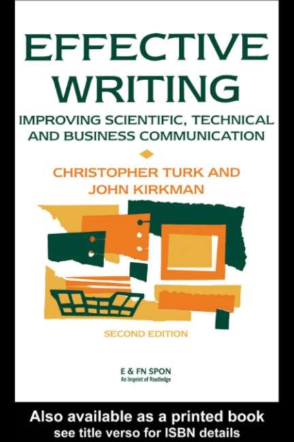 Effective Writing : Improving Scientific, Technical and Business Communication, PDF eBook