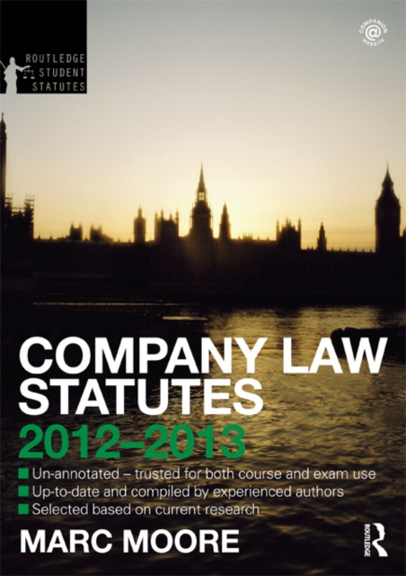 Company Law Statutes 2012-2013, PDF eBook