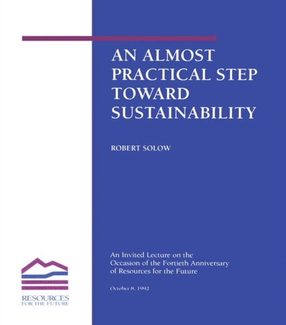 An Almost Practical Step Toward Sustainability, EPUB eBook