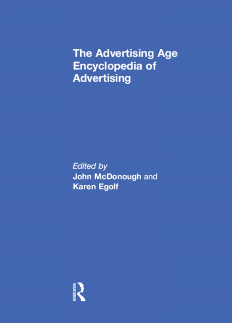 The Advertising Age Encyclopedia of Advertising, EPUB eBook