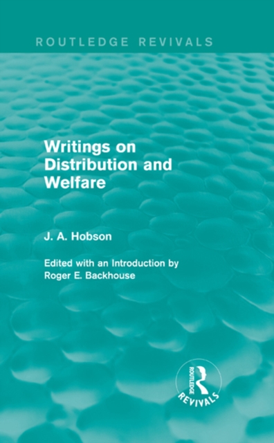 Writings on Distribution and Welfare (Routledge Revivals), EPUB eBook