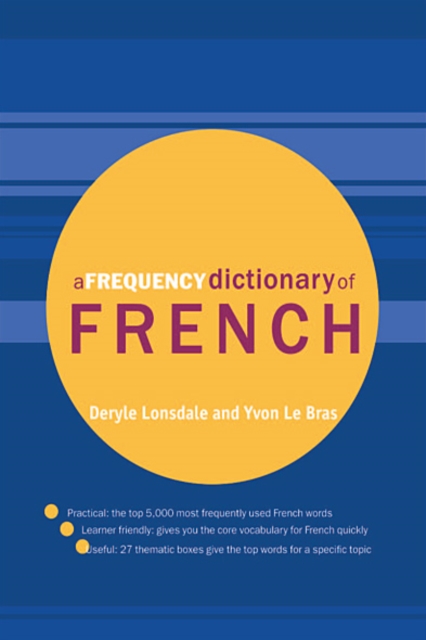 A Frequency Dictionary of French : Core Vocabulary for Learners, EPUB eBook