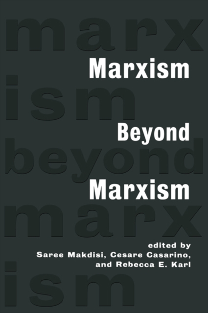 Marxism Beyond Marxism, EPUB eBook