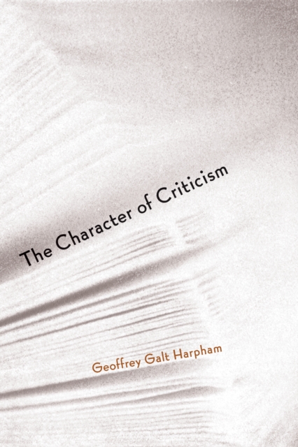 The Character of Criticism, EPUB eBook