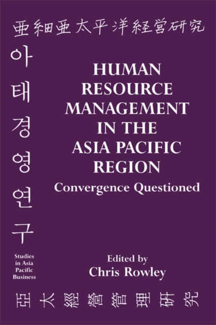 Human Resource Management in the Asia-Pacific Region : Convergence Revisited, EPUB eBook