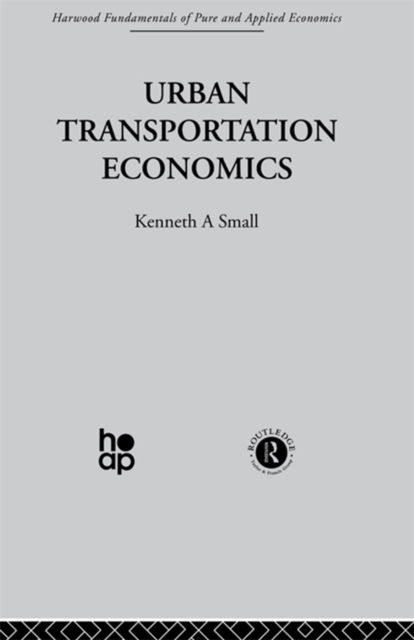 Urban Transportation Economics, PDF eBook