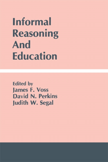 Informal Reasoning and Education, PDF eBook